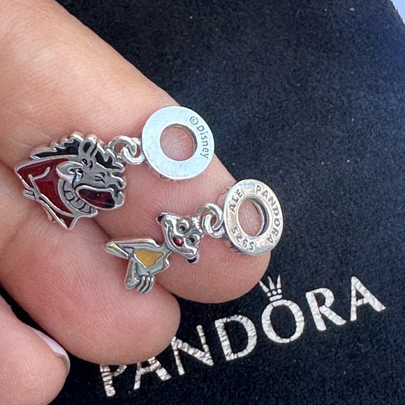 Disney Pandora Silver Charm with Red and Yellow Details - Picture 3 of 7